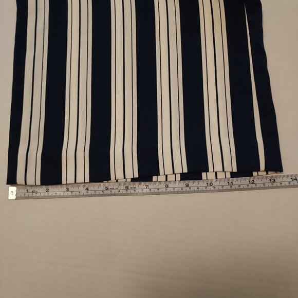 Striped Black and White Women's Pants - Picture 4 of 8
